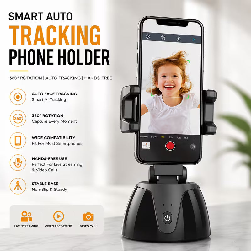360° Auto Face Tracking Phone Holder