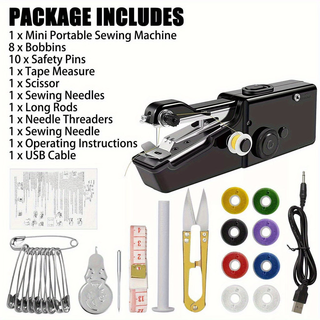 Mini Portable Handheld Sewing Machine