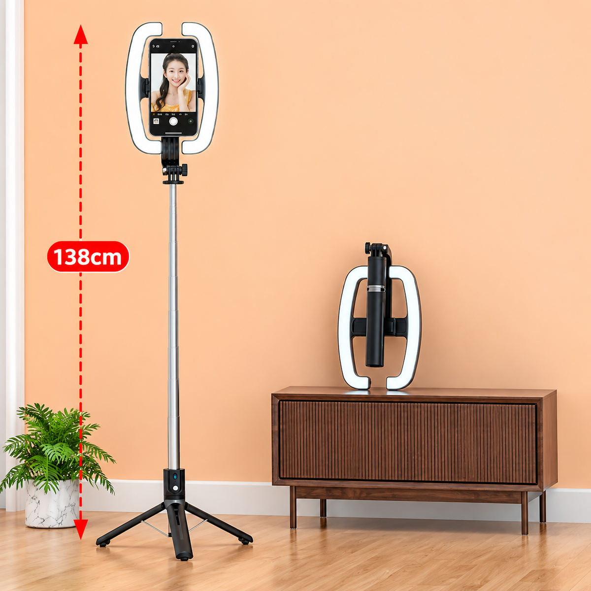 Wireless Selfie Stick Tripod