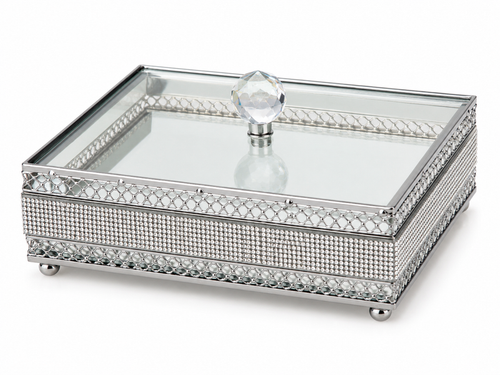 Crystal Vanity Jewelry Box